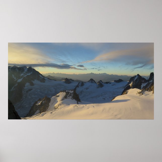 Affiche Soleil Chamonix des Alpes françaises (Devant)