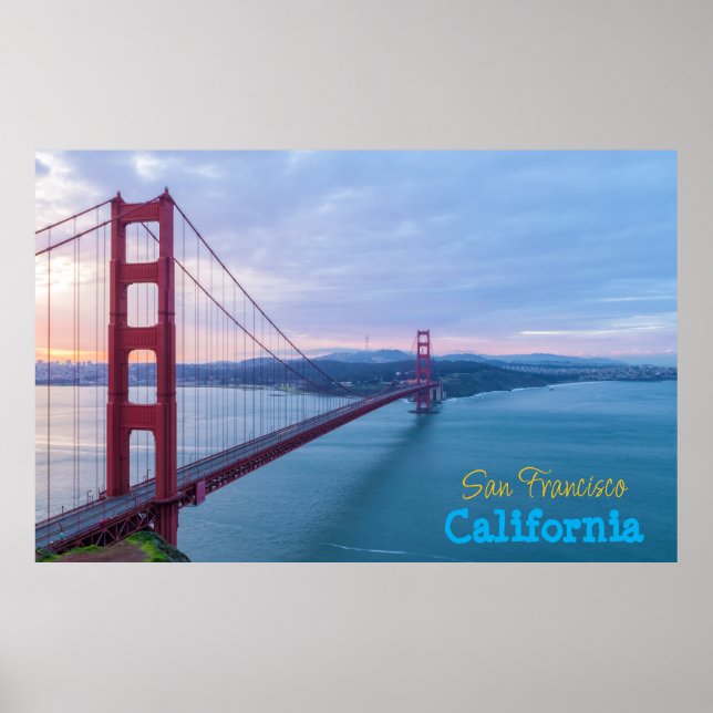 Affiche Soleil de Golden Gate (Devant)