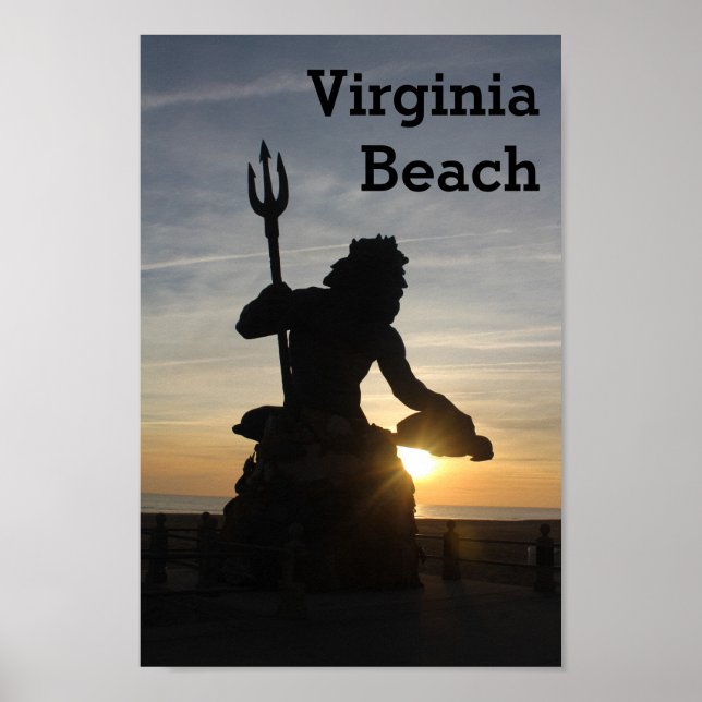 Affiche Soleil de King Neptune Virginia Beach (Devant)