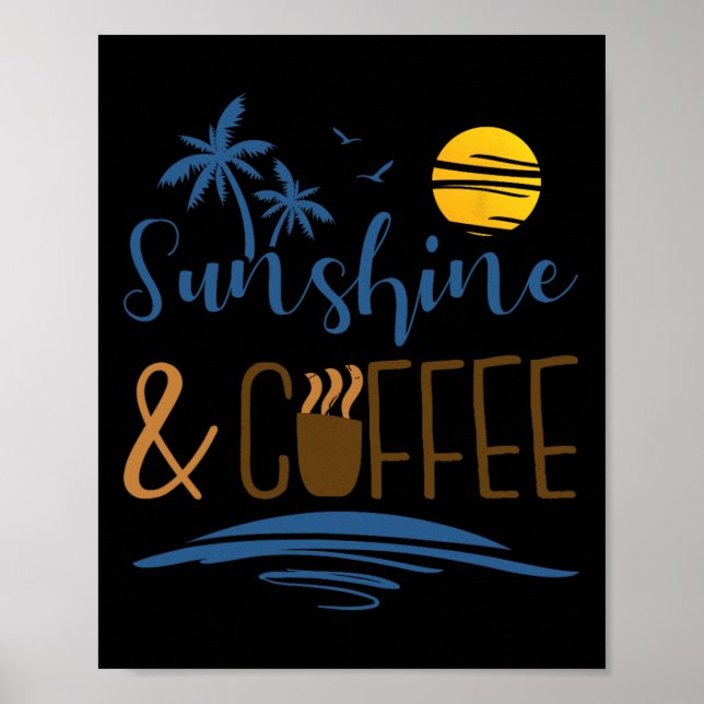 Affiche Soleil Et Café (Devant)
