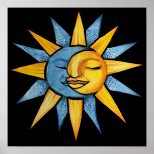 Affiche Soleil et Lune