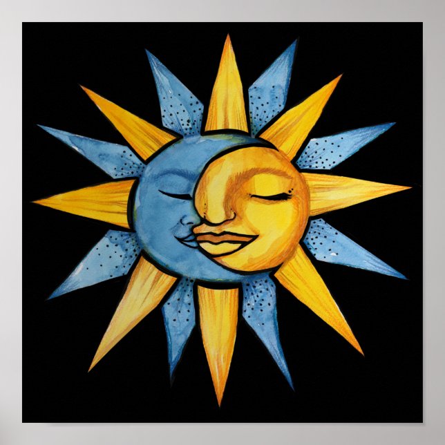 Affiche Soleil et Lune (Devant)
