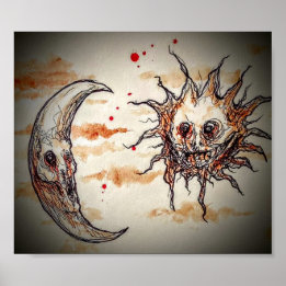 Affiche Soleil et Lune