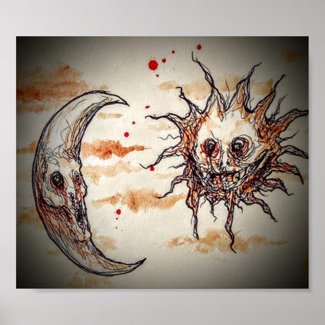 Affiche Soleil et Lune (Devant)