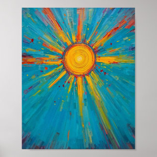 Affiche Soleil éternel et ciel