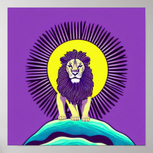 Affiche Soleil Lion
