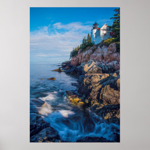 Affiche Soleil matinal Au Phare De Bass Harbour
