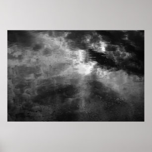 Affiche Soleil, Nuages, Eau Et Algues.