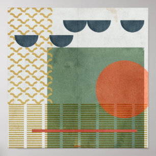 Affiche Soleil Rouge III