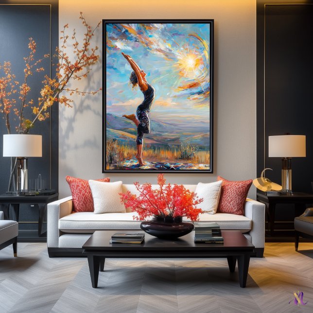 Affiche Soleil Salutation - Solde intérieur en expressif (Créateur téléchargé)