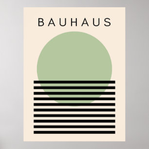 Affiche Soleil vert du Bauhaus
