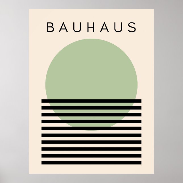 Affiche Soleil vert du Bauhaus (Devant)