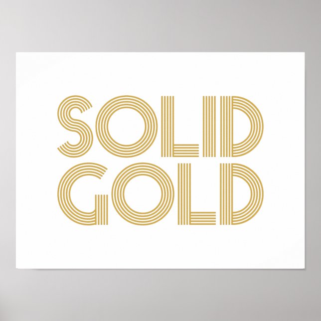 AFFICHE SOLID GOLD (Devant)