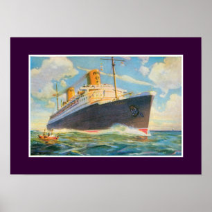Affiche Solides solubles Brême en mer