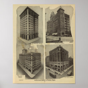 Affiche Solidité architecturale à Portland, Orégon