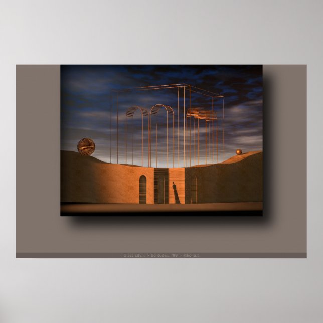 Affiche Solitude... (Devant)