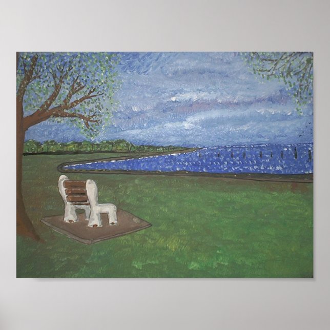 Affiche Solitude du front du lac (Devant)