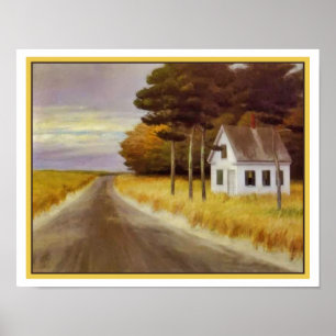 Affiche Solitude no 56 Edward Hopper 1944