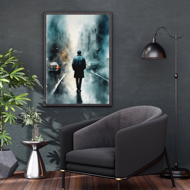 Affiche Solitude urbaine (Créateur téléchargé)