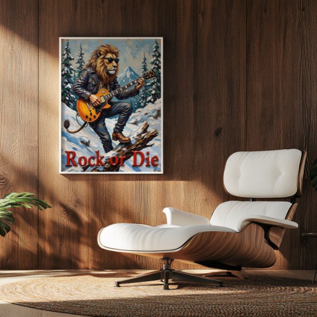 Affiche Solo enneigé : Riff hivernal du lion (Créateur téléchargé)