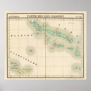 Affiche Solomon Islands Oceania no 32