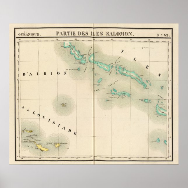 Affiche Solomon Islands Oceania no 32 (Devant)
