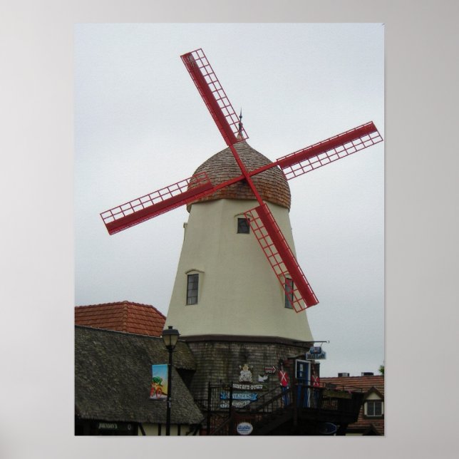 Affiche Solvang Windmill (Devant)