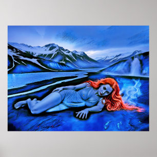 Affiche "Sólvátra" - Flamme sous la glace