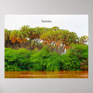 Affiche Somalie, photo de paysage