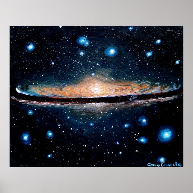 Affiche sombrero galaxy (Devant)