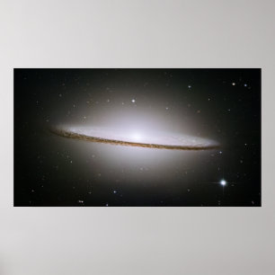 Affiche Sombrero Galaxy, M 104, NGC 4594, IRAS 12373-1121