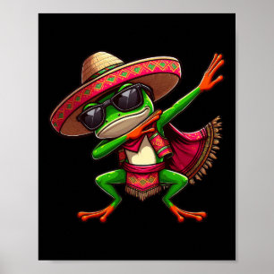 Affiche Sombrero Poncho Cinco De Mayo