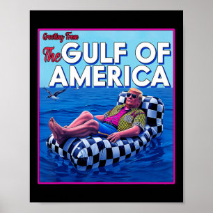 Affiche Sombrero Summer, le président américain du Golfe d
