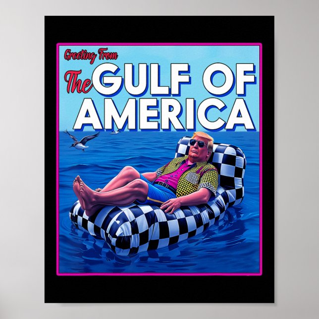 Affiche Sombrero Summer, le président américain du Golfe d (Devant)