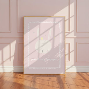 Affiche Some Bunny Loves You Filles Chambre Nurserie Art
