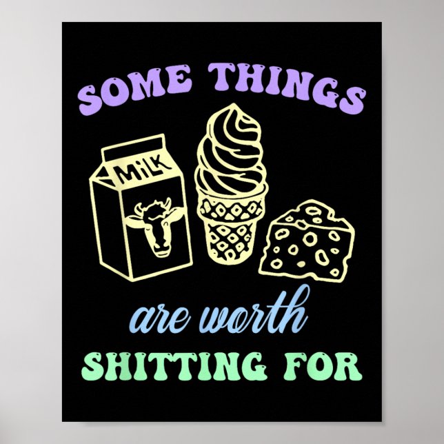 Affiche Some Things Are Worth Ting For Funny Apparel  (Devant)