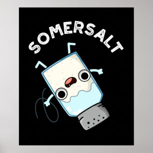 Affiche Somersel Funny Somersault Salt Pun Dark BG