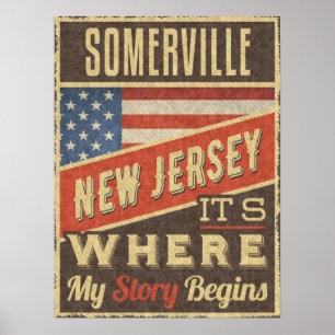 Affiche Somerville New Jersey