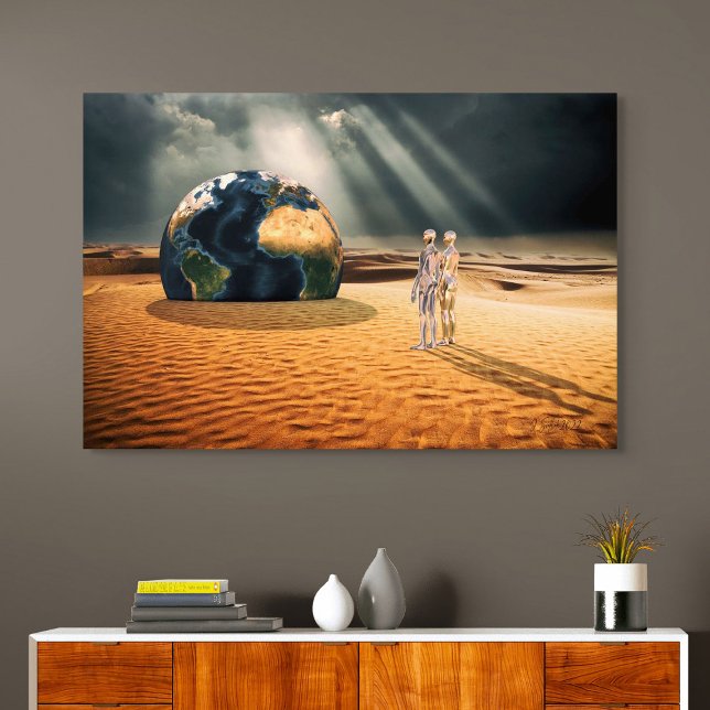 Affiche Somewhere Else – Facing the World (Créateur téléchargé)