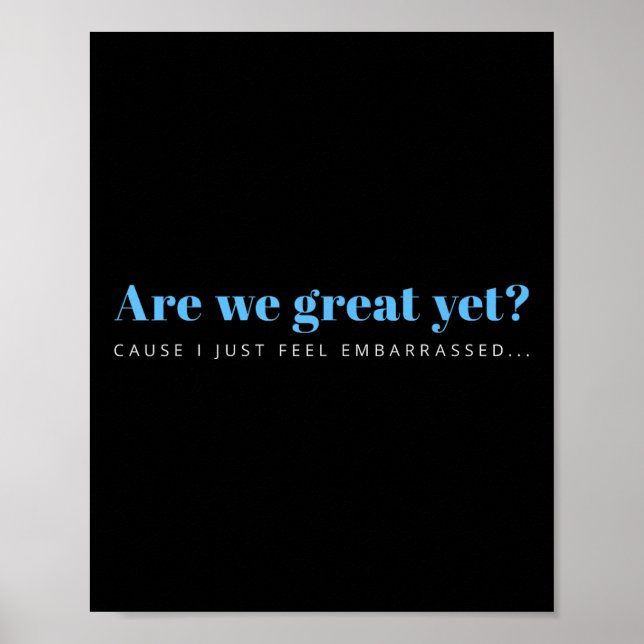 Affiche Sommes-Nous Bien Encore Parce Que Je Me Sens Embar (Devant)