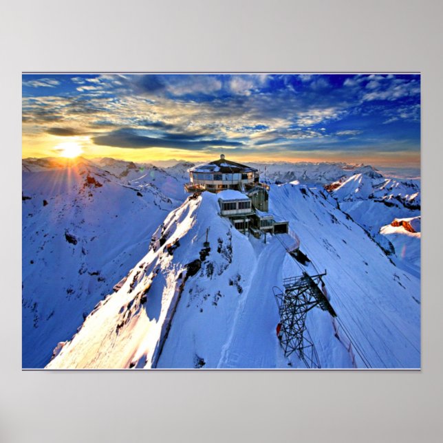 Affiche Sommet de Schilthorn (Devant)