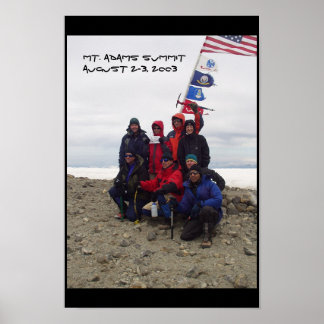 Affiche Sommet du Mont Adams