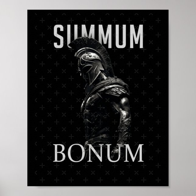 Affiche Sommum Bonum - Faites ce qui est juste (Devant)