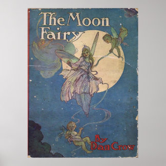 Affiche Somnium Books — Dan Crow La Lune Fée