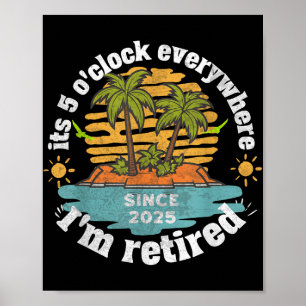 Affiche Son 5 Oclock Partout Retraité 2025 Retraite Va