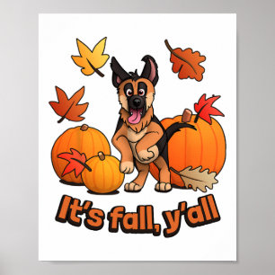 Affiche Son Berger Allemand Yall Puppy