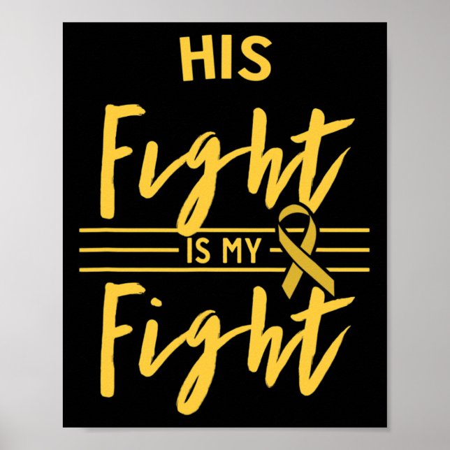 Affiche Son combat est Ma lutte contre le cancer de l'enfa (Devant)