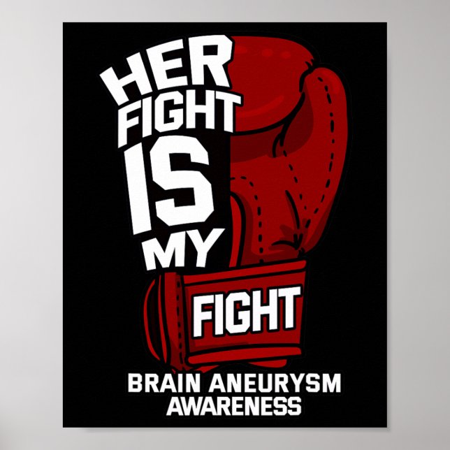 Affiche Son combat est mon combat Cerveau Aneurysme de Com (Devant)