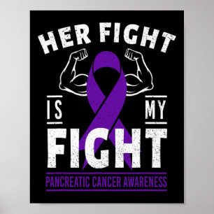 Affiche Son combat est Mon combat Conscience du cancer du 