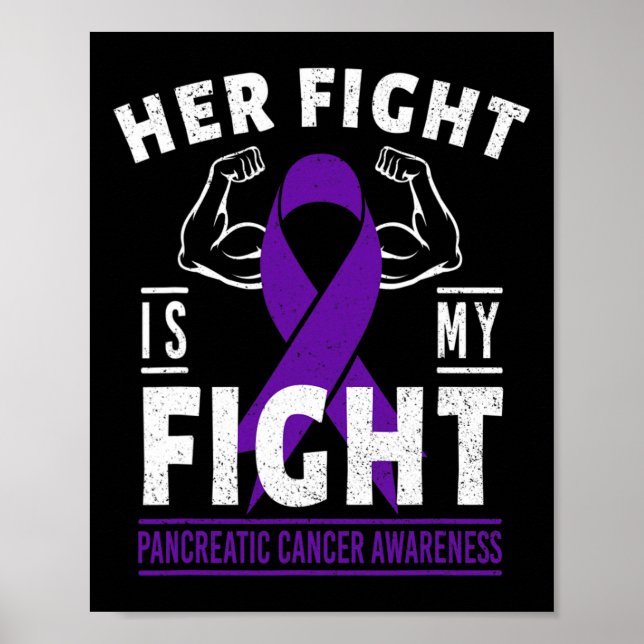 Affiche Son combat est Mon combat Conscience du cancer du  (Devant)